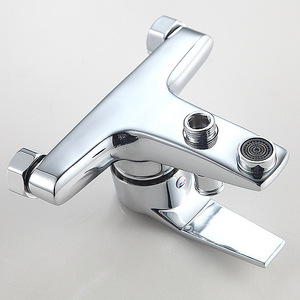 Nuovo prodotto per ferramenta acqua calda e fredda <span class=keywords><strong>rubinetto</strong></span> in lega di zinco <span class=keywords><strong>a</strong></span> maniglia singola parete miscelatore doccia accessori per bagno - Product Image 4