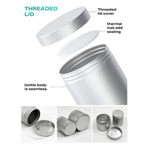 Custom Biodegradable Packaging Aluminum Jar for Gummy Vitamins Color Printing Gummies <b>Container</b> 260ml - Product Image 5