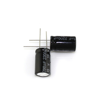 Condensateur électrolytique en aluminium 35V 2200F 16x25mm -55°C à +105°C pour moteur AC, autres composants électroniques Chong