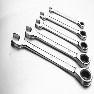 Bộ 12 Cái Dụng Cụ Sửa Chữa Ô Tô 8-19Mm Cố Định Đầu Kết Hợp Cờ Lê Bánh Cóc Cờ Lê Mô-men Xoắn Đôi Bù Đắp Ratchet Vòng Cờ Lê Kit - Product Image 4