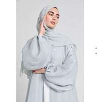 Nouvelle arrivée, robe Abaya de style arabe de Dubaï pour femmes, personnalisée, en polyester respirant, taille XXL, PROMISTAR, élégante, musulmane, Ramadan, Eid