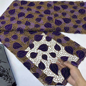 Newest Eco-Friendly Floral <strong>Velvet</strong> <strong>Lace</strong> Fabric African Wedding 100% Polyester Tulle <strong>Lace</strong> - Product Image 3