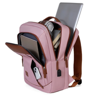 Tas Ransel Oxford Anti Air Logo Kustom, Kapasitas Besar untuk Pelajar, Bisnis, dan Perjalanan, Tas Ransel Laptop Multifungsi Kasual dengan USB