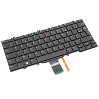 Clavier d'ordinateur portable rétroéclairé français HK-HHT NEW FR pour Dell Latitude 5280 5289 5290 7280 7290 7380 7390