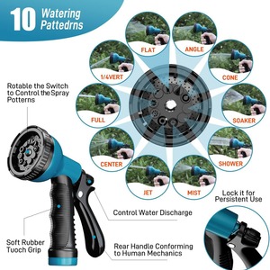 Flexible Water Hose Stainless Steel Garden Hose With Multi Nozzle Spraying For Garden Use - Product Image 4