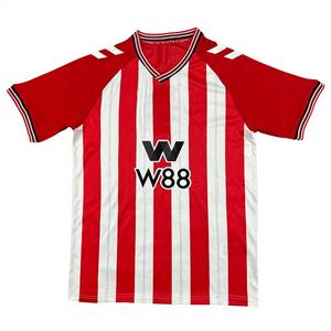 Maillot de football d'été nouvelle saison 2025/26 Sunderland imprimé, design personnalisé, domicile/extérieur, manches courtes, polyester, séchage rapide - Product Image 1