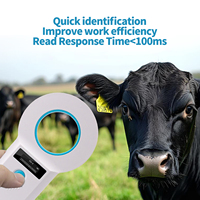 Lector de Microchip para Animales ISO11784/5 EM4305 Rfid 134.2khz, Lector de Microchip para Mascotas W90B, Lector de Animales con USB