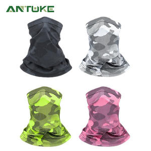 Masque facial en soie glacée pour l'extérieur, motif géométrique, taille unique, écharpe de protection pour le cyclisme, couvre-tête, protection solaire estivale - Product Image 3