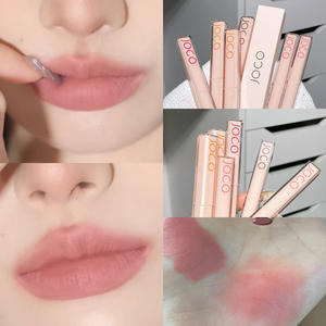 Pintalabios <span class=keywords><strong>Joco</strong></span> maquillaje materia terciopelo único venta al por mayor de alta calidad colorido productos de belleza Pintalabios - Product Image 3