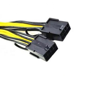 สายไฟ GPU แบบคู่ 18AWG พรีเมียม 8 พิน PCIE สำหรับเชื่อมต่อ GPU กับ CPU สายไฟการ์ดจอ 8 พิน สำหรับ NVIDIA TESLA K80 M40 M60 P40 V100 P100 A6000 D-040 - Product Image 6