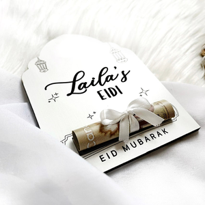 Porte-monnaie en papier kraft personnalisé pour carte Eid Mubarak, portefeuille <span class=keywords><strong>d</strong></span>'affaires, enveloppe avec logo et impression personnalisés - Product Image 4