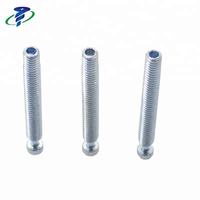 China Factory Price Steel Left Hand Threaded Screw Rod With Hole M4