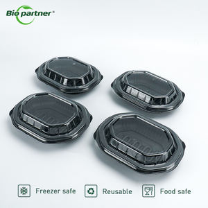 使い捨て可能な電子レンジ用プラスチックレストランボックス持ち帰り用フルーツ収納容器食事用ランチ弁当加熱式食品容器 - Product Image 5