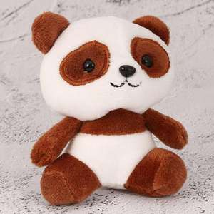 Lindo animal Panda Muñeco de peluche Bolsa Llavero Colgante Panda de peluche llavero Tots - Product Image 3