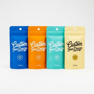 Custom Printed 1ml 3ml Mini Pre <b>Packaging</b> Tube Cartridge Pen Cart Roll Tube <b>Packaging</b> <b>Bag</b> Single Serve Sachet Stick Mylar <b>Bag</b> - Product Image 1