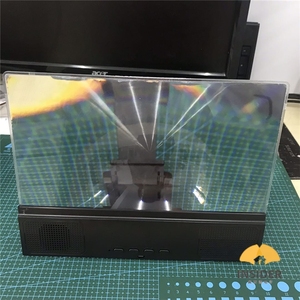 12 इंच 3D स्क्रीन ताल 3X वीडियो मोबाइल टीवी फोन स्क्रीन ताल के लिए स्पीकर के साथ स्क्रीन ताल - Product Image 3