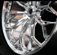 Rines de Aleación de Aluminio Cóncavos Profundos de 18 19 20 21 22 Pulgadas 5x114.3 5x112 5x130 5x120 Personalizados, Ruedas Forjadas para benz bmw Tesla audi