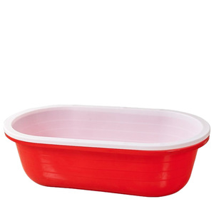 Baignoire rectangulaire en plastique grande taille, durable, pour la maison, pour adultes et enfants - Product Image 1