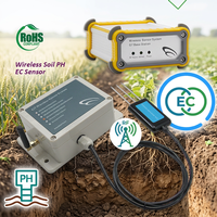 Capteur de surveillance du pH et de l'EC du sol sans fil 4G LoRa, testeur de conductivité et de salinité du sol étanche, environnement agricole intelligent