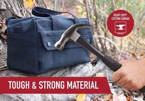 Sac à outils de <span class=keywords><strong>mécanicien</strong></span> personnalisé - Toile robuste pour l'organisation des équipements et des outils 11x7x6 pouces - Product Image 4