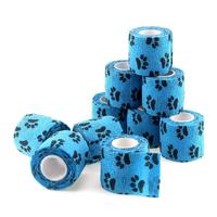Bandages Cohésifs Élastiques Auto-Adhésifs Respirants Non Tissés pour Animaux (Chiens, Chevaux) – Soins des Plaies