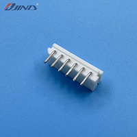 Connecteurs électroniques JINDA 5264-6AW 2,5 mm 6 broches, bornes mâles et femelles courbées, en laiton étamé, pour câble-à-carte, pour PCB