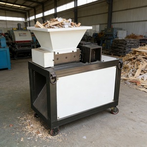 Broyeur mobile multifonction de petite taille, machine industrielle pour broyer le caoutchouc, le plastique, le <span class=keywords><strong>bois</strong></span>, les câbles, le carton, les déchets alimentaires, les documents - Product Image 4