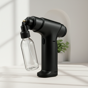 Pistolet à air comprimé sans blocage pour la coiffure, la peinture automobile, la modélisation, <span class=keywords><strong>compresseur</strong></span> d'<span class=keywords><strong>aérographe</strong></span> portable rechargeable à piston pour barbier - Product Image 1