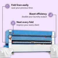 Plieuse industrielle de haute qualité, nouveau design, électrique, pour serviettes et draps, pour blanchisseries, hôtels, textiles