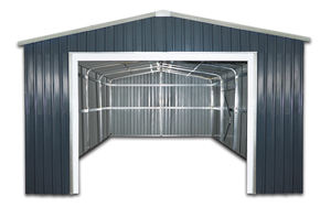 SG1219-H252-HR/H 12 X 19FT <span class=keywords><strong>Garage</strong></span> pour voiture en acier de qualité supérieure résistant au vent - Product Image 3