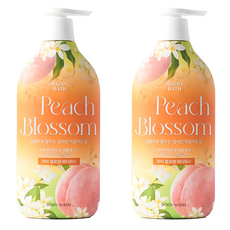 Gel doccia Happy Bar pesco fiore 900g Body Wash Set 2 pezzi con sconto - Product Image 1