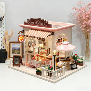 Hamaileon DIY Miniature Coco's Whimsical Ideas, Kit de maison de poupée 3D en MDF écologique, avec lumières LED, meubles, artisanat et ornements - Product Image 5