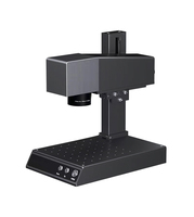 Imprimante laser à fibre mini multifonctionnelle Source Raycus pour le marquage du cuir et du verre DXF/BMP Refroidissement par air Fonctionne également PLT AI DWG