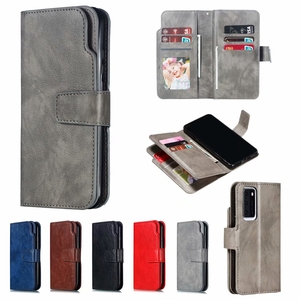 Étui en cuir multifonction avec 9 emplacements pour cartes pour Samsung <span class=keywords><strong>Galaxy</strong></span> A07 A17 A26 A36 A56 A16 A06 A55 A35 A25 A54 A34 <span class=keywords><strong>5G</strong></span> 4G - Product Image 3