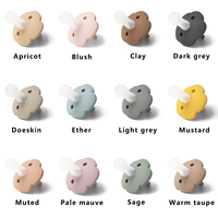 Sucette en Silicone pour bébé fille, fleur personnalisée, sucette de sevrage