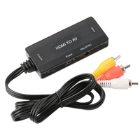 Câble HDMI vers AV et RCA 100 cm (3 pieds) 1080P AV2HDMI HDMI2AV, convertisseur de signal numérique 3 RCA pour TV, VHS, DVD, enregistrements