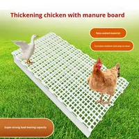 Palette de sol en plastique simple face Planche de ponte de poulet pour poulailler pour lapin Pigeon canard oie pour tapis de sol