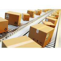 Boîte d'expédition logistique robuste en carton ondulé, boîte en carton kraft sur mesure pour la livraison express, le stockage en entrepôt et le transport de marchandises