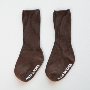<span class=keywords><strong>Chaussettes</strong></span> pour bébé fille nouveau-né enfant <span class=keywords><strong>Chaussettes</strong></span> hautes solides pour enfant en bas âge <span class=keywords><strong>Chaussettes</strong></span> d'hiver <span class=keywords><strong>antidérapantes</strong></span> en coton pour bébé fille - Product Image 5