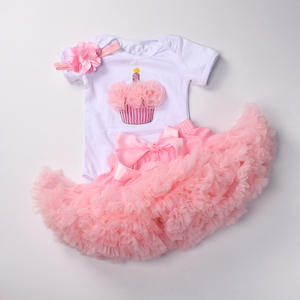 3pcs Newborn <b>Baby</b> Girls Clothes Sweet 1st <b>Easter</b> Party <b>Baby</b> Set Cotton Summer Casual <b>Outfit</b> Birthday Party Boutique Set - Product Image 3