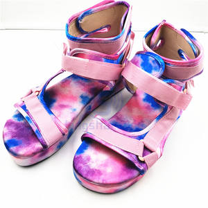 Лидер продаж, модные туфли на толстой подошве, на плоской платформе, женские сандалии - Product Image 6