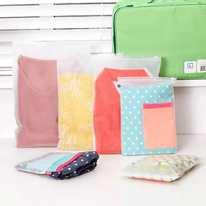 Travel Storage Bags Frosted Self Sealing Waterproof Rectangle Clothing Organizer Lightweight For Travel - Product Image 2