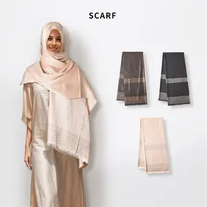High Quality Winter polyester Scarf Printed Cashew Pattern Islamic Modest Fashion Head Scarf Women Viscose Pashmina Scarf Hijab