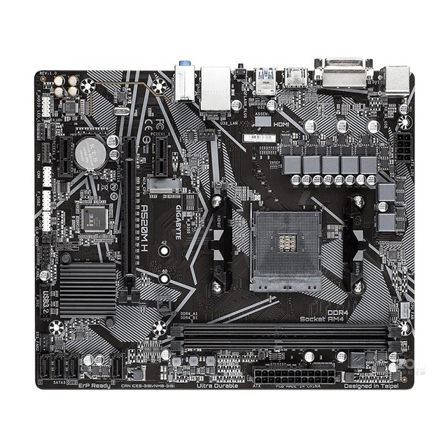 Original New AMD A520 Motherboard for Gigabyte A520M H Desktop AM4 Socket DDR4 Memory Double Channel