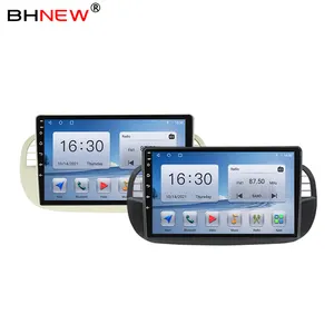 Autoradio Android 10 per FIAT 500 Abarth 2007-2015 lettore multimediale navigazione GPS Stereo DVD Video Carplay