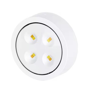 Bằng tay bấm ánh sáng ban đêm ba màu điều chỉnh nhiệt độ tủ ánh sáng đèn khẩn cấp được cung cấp bởi pin khô - Product Image 1