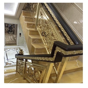 TAKA Hiện Đại Luxury Carve Thiết Kế Ban Công Lan Can Nhôm/Brass Cầu Thang Ban Công Lan Can Lan Can Lan Can Lan Can - Product Image 6