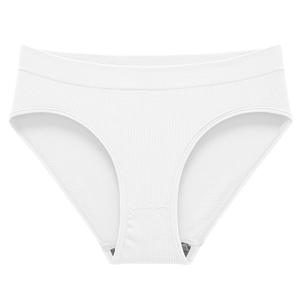 Bikini leher rendah keluaran terbaru <span class=keywords><strong>2025</strong></span> celana dalam wanita muda bertali bahu lembut warna polos elastis tinggi untuk sehari-hari - Product Image 4