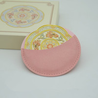 Nouveaux éléments de style chinois panda fleur animal texture miroir de maquillage de poche portable