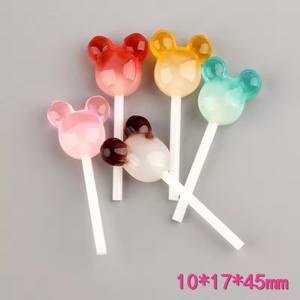 Nouvelle Arrivée Résine Simulation Sucette <span class=keywords><strong>Maison</strong></span> <span class=keywords><strong>De</strong></span> Poupée Accessoire DIY Nourriture <span class=keywords><strong>Jouet</strong></span> Porte-clés Pendentif pour Téléphone Cas Miniature Sculpture - Product Image 6